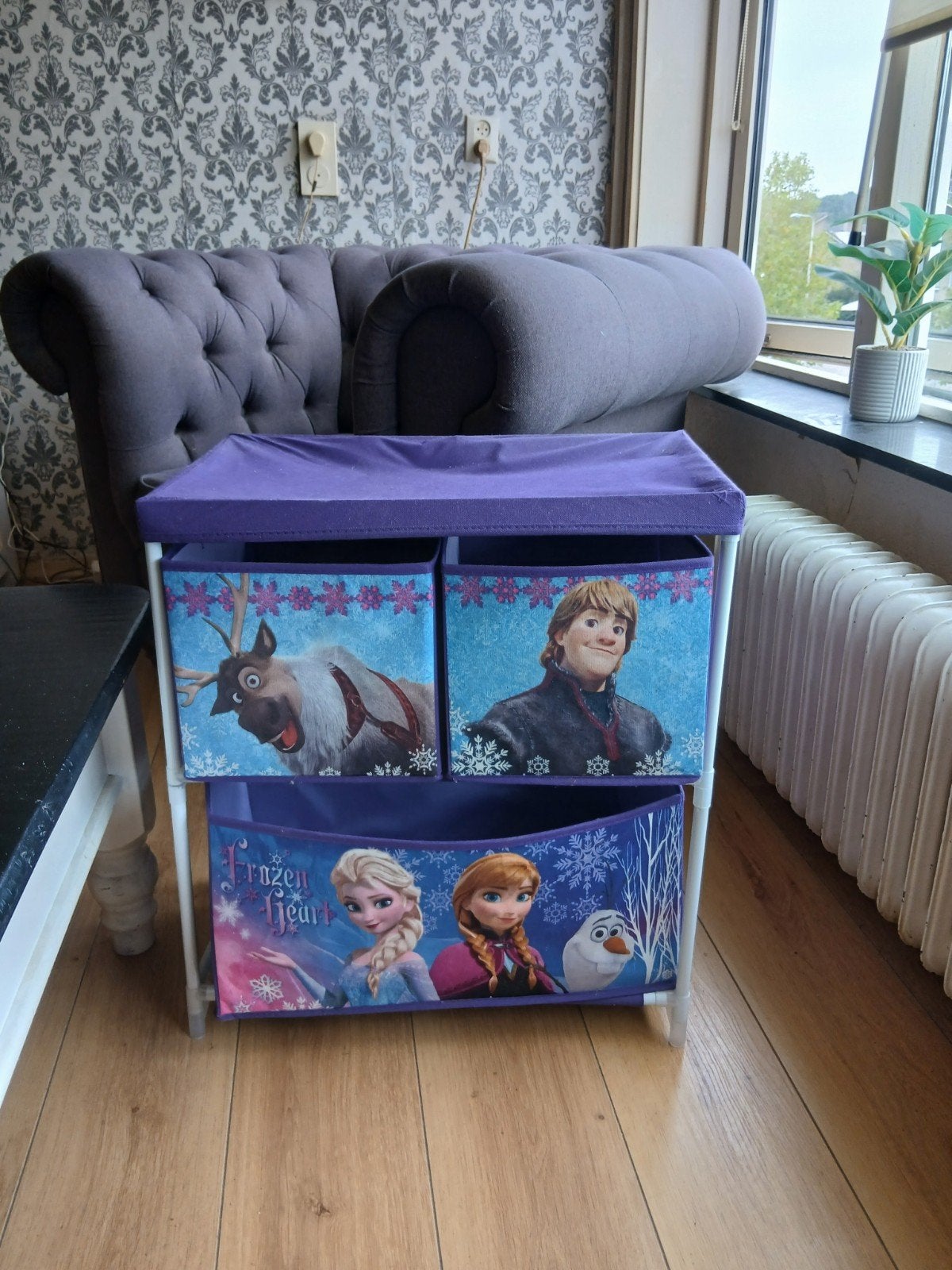 Frozen Opbergrek met Bakken - Ideaal voor Speelgoed, Ophalen, Gebruikt