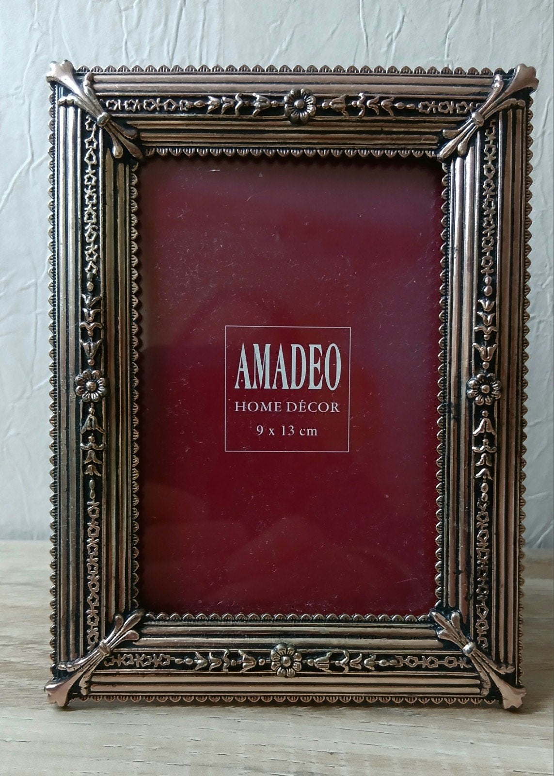 Antiek Barok Fotolijst Goudkleurig Amadeo, Ophalen of Verzenden, Zo goed als nieuw, Sierrand, Standaard fotolijst