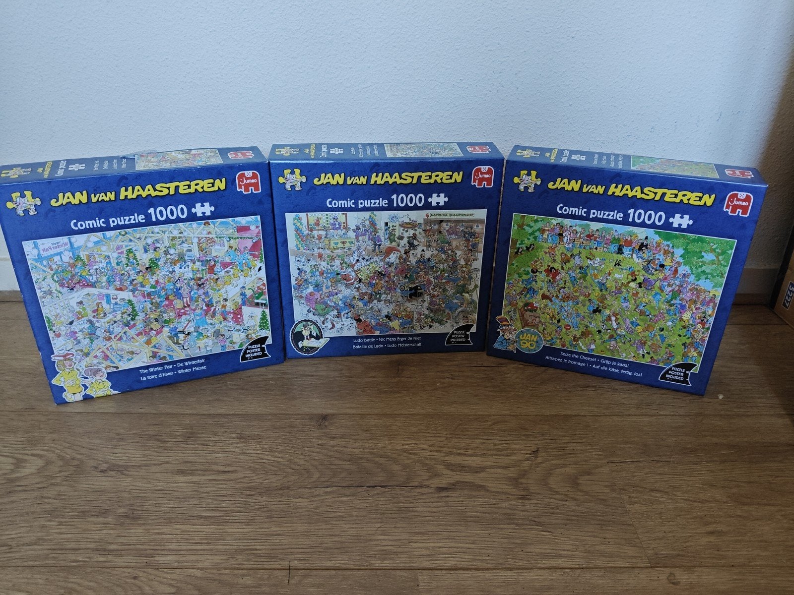 Jan van Haasteren puzzels te koop, Ophalen of Verzenden, 500 t/m 1500 stukjes, Zo goed als nieuw, Legpuzzel