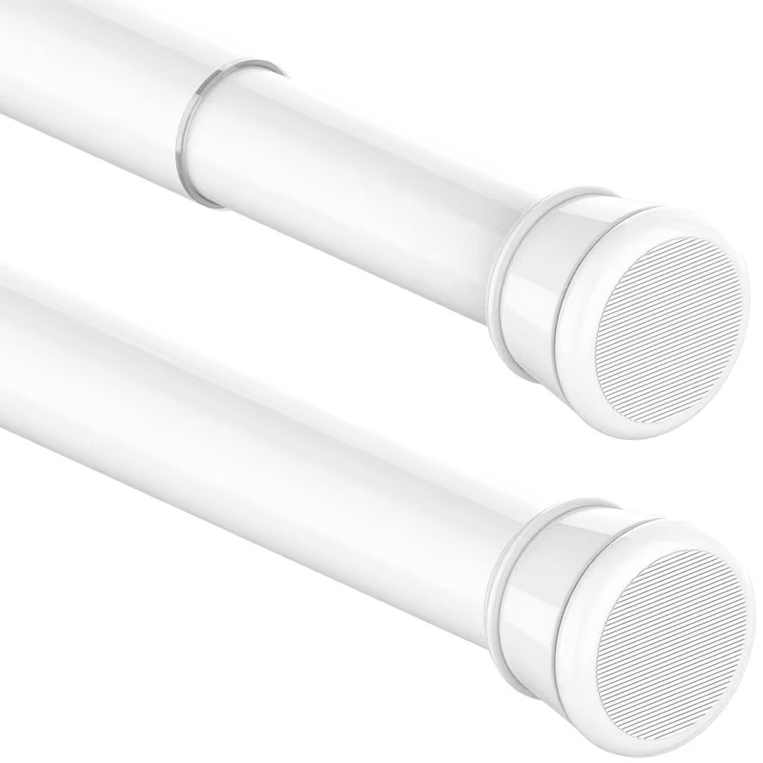 Extra lange douchestang zonder boren, 350-405cm, wit, Huis en Inrichting, Inclusief montageonderdelen, Info@alitomg.com, Wit, Metaal