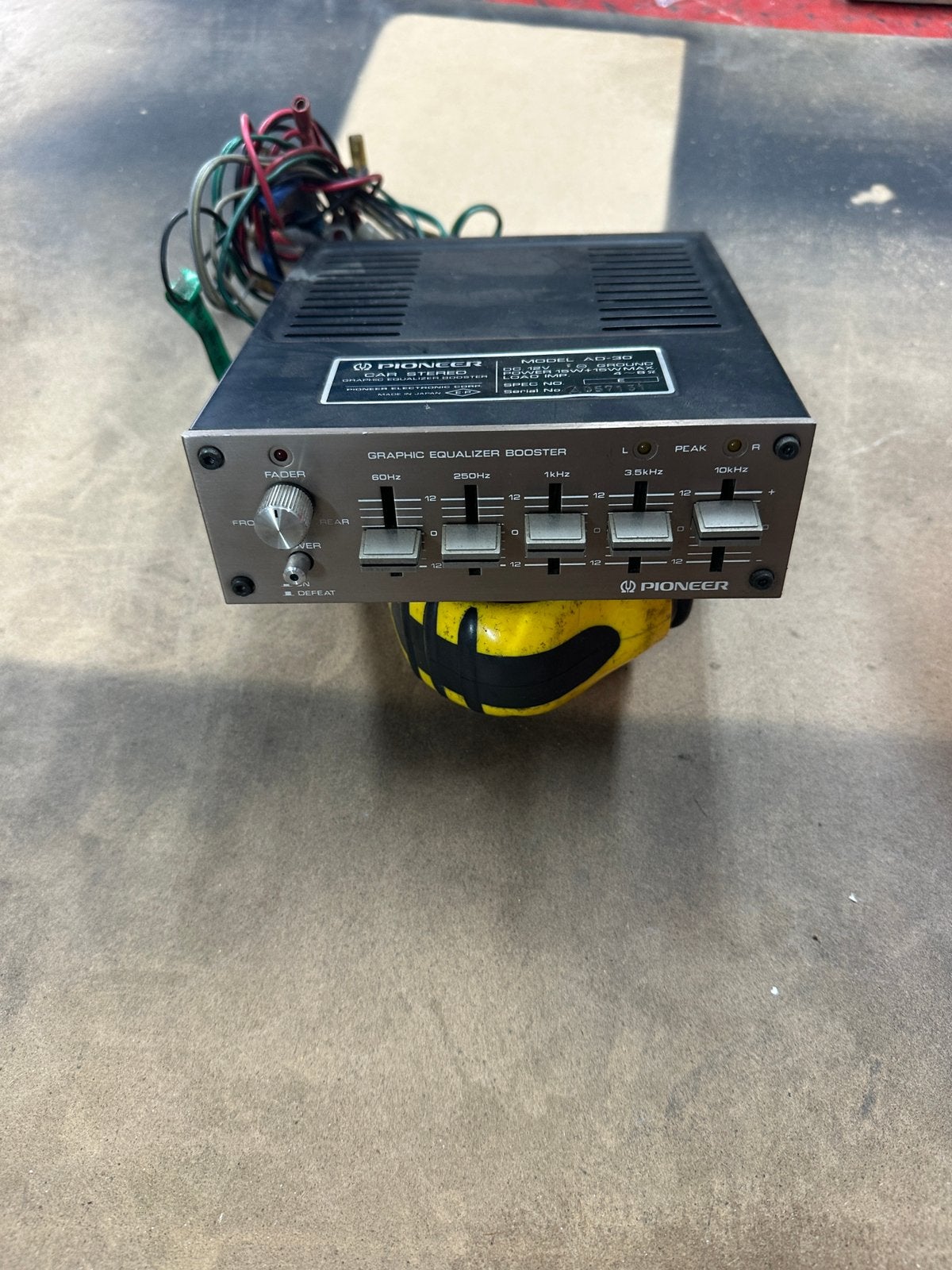 Pioneer AD-30 vintage booster equalizer, Ophalen of Verzenden, Gebruikt