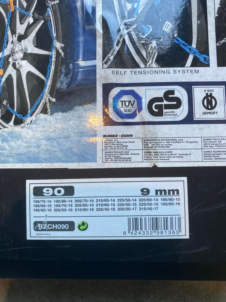 Nieuwe Husky Sneeuwkettingen - Nooit gebruikt!, Ophalen, Nieuw