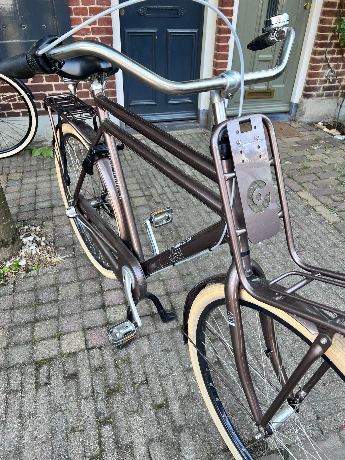 Cortina U5 heren transportfiets – 61 cm – zéér goede staat, Terugtraprem, Versnellingen, Zo goed als nieuw, 61 tot 65 cm