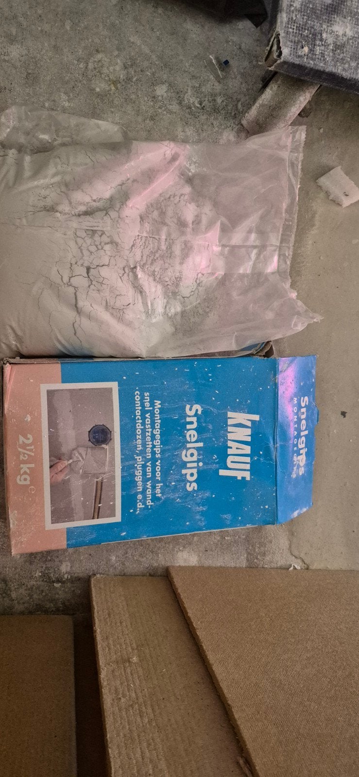 knauf snelgips 2,5 kg nieuw, Ophalen, Nieuw, Overige typen