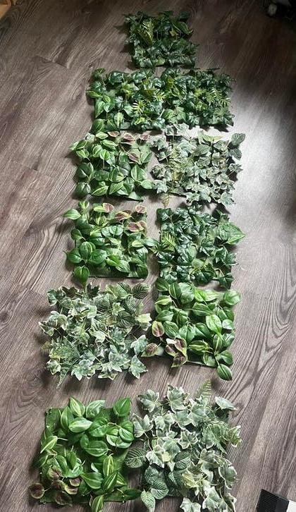 Ikea Fejka kunst blad aan de muur! Nu minder verzendkosten!, Ophalen of Verzenden, Zo goed als nieuw, Overige typen, Groen