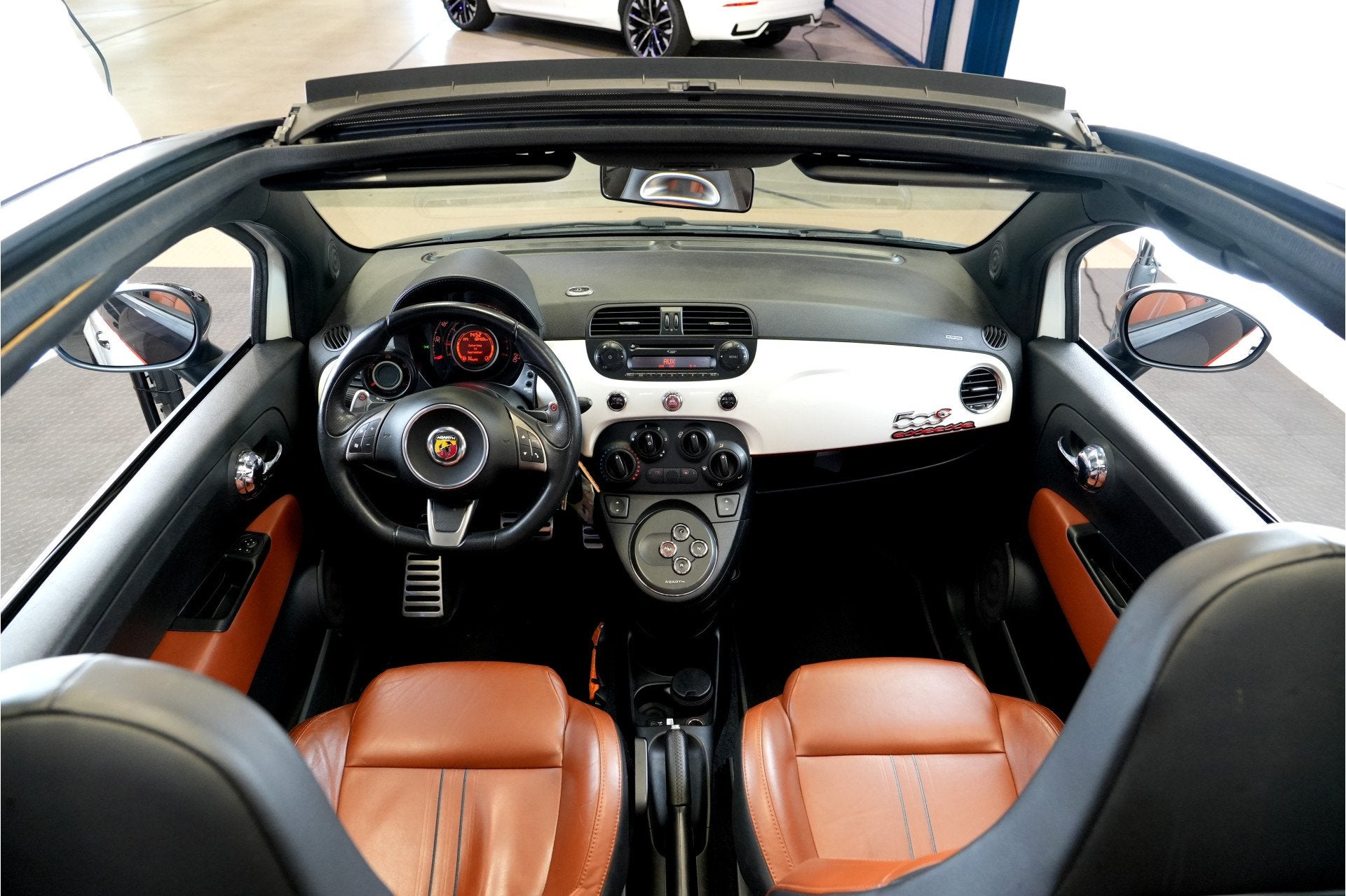 Fiat 500C 1.4 T-Jet Abarth 147kW/200pk Dualogic Competizione, Auto's, 15 km/l, Gebruikt, Huisgarantie, 4 cilinders