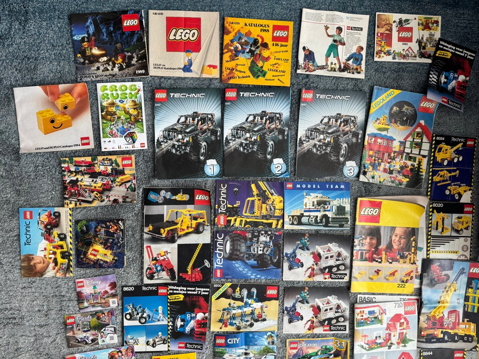 Grote partij LEGO Handleidingen & Vintage Catalogi jaren '80, Verzenden, Gebruikt, Lego