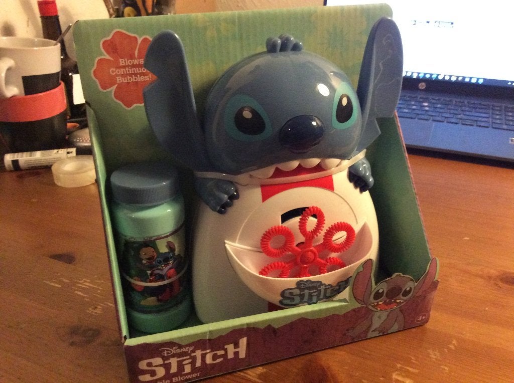 Disney Stitch Bubbel machine. Automatische bellenblaas Nieuw, Ophalen of Verzenden, Nieuw