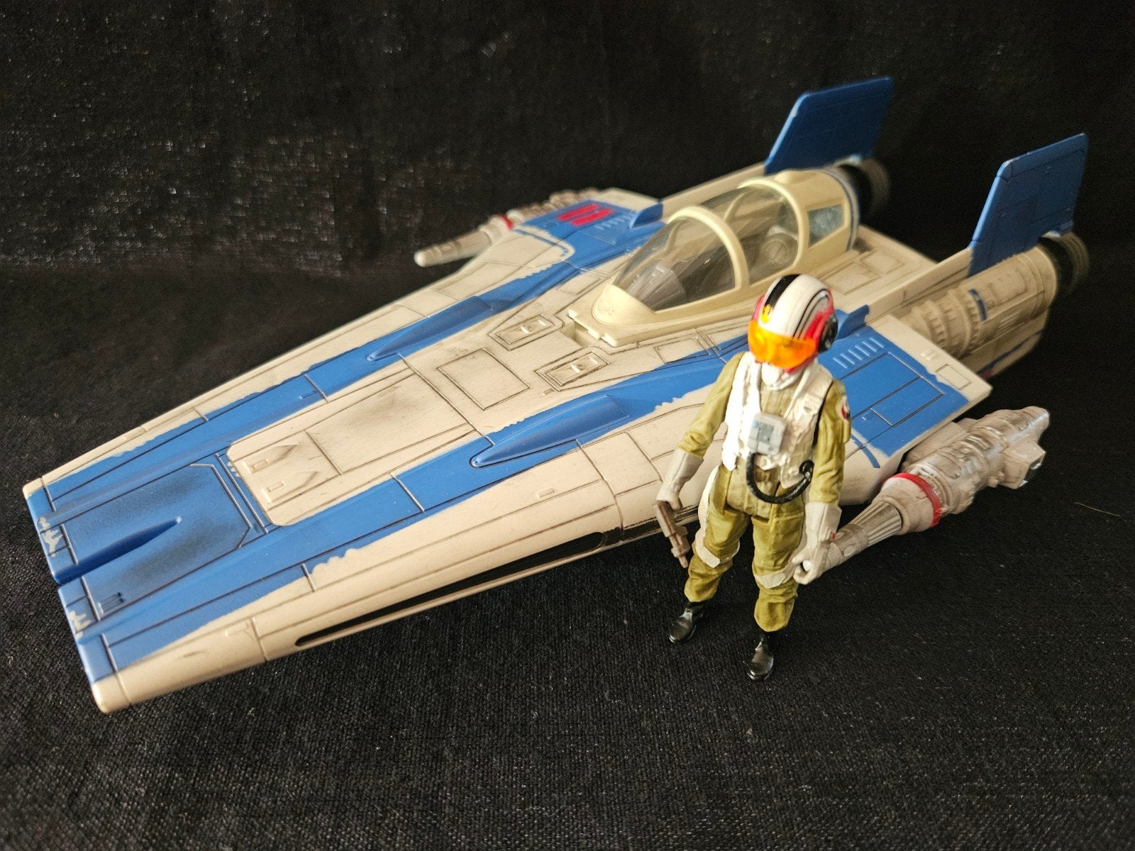 star wars A Wing  30,- met piloot, Verzamelen, Ophalen of Verzenden, Actiefiguurtje