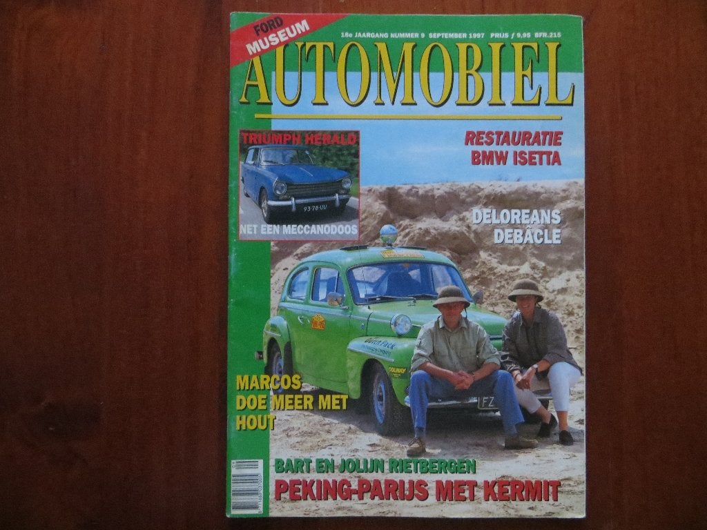 Automobiel 9 1997 BMW Isetta, Triumph Herald Estate, PV544, Ophalen of Verzenden, Nieuw, BMW