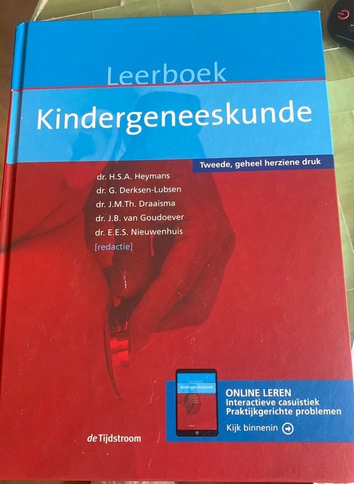 Leerboek Kindergeneeskunde Heymans, Ophalen, Zo goed als nieuw
