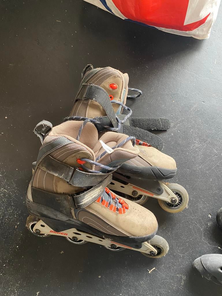 Bauer inline skates mt 45/46, Ophalen of Verzenden, Zo goed als nieuw