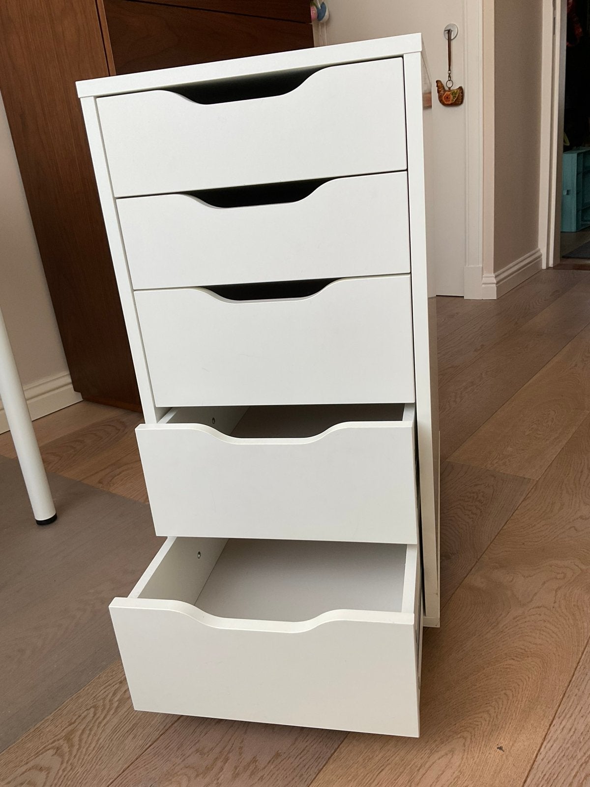 IKEA Ladeblok Alex. Maten 36 x 58 cm. 70 cm hoog, Ophalen, 5 laden of meer, 50 tot 100 cm, Zo goed als nieuw