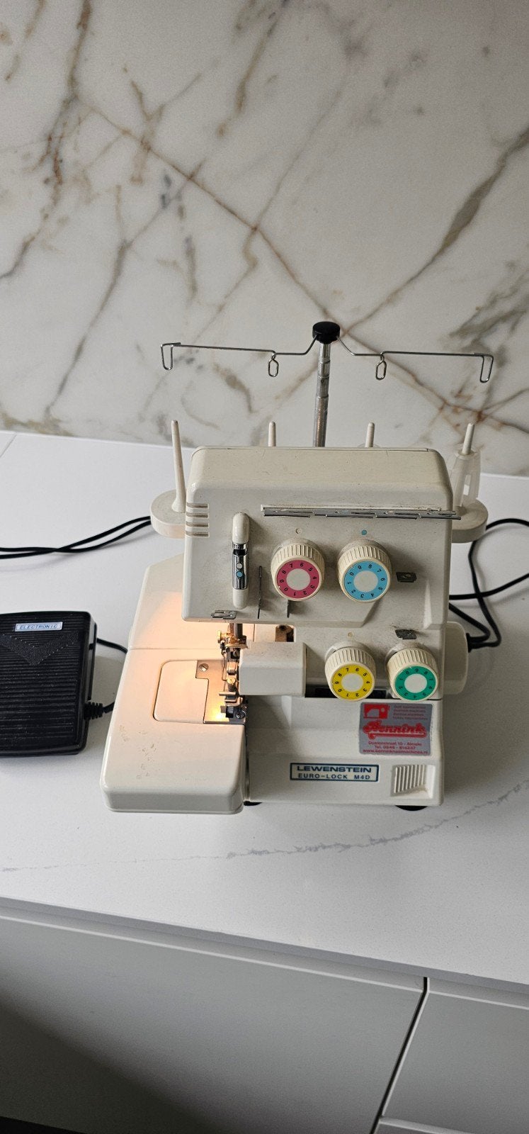 Lewenstein Euro-Lock M4D Lockmachine, Ophalen of Verzenden, Gebruikt, Lockmachine, Lewenstein