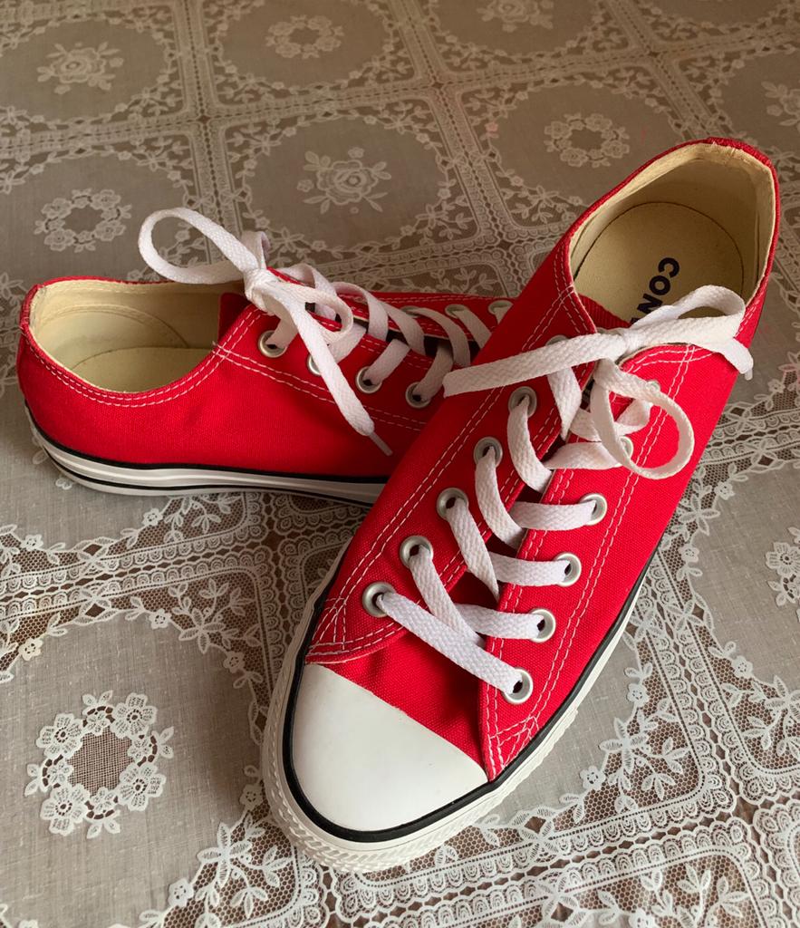 Converse All Star rood laag maat 40, Converse, Ophalen of Verzenden, Rood, Sneakers of Gympen
