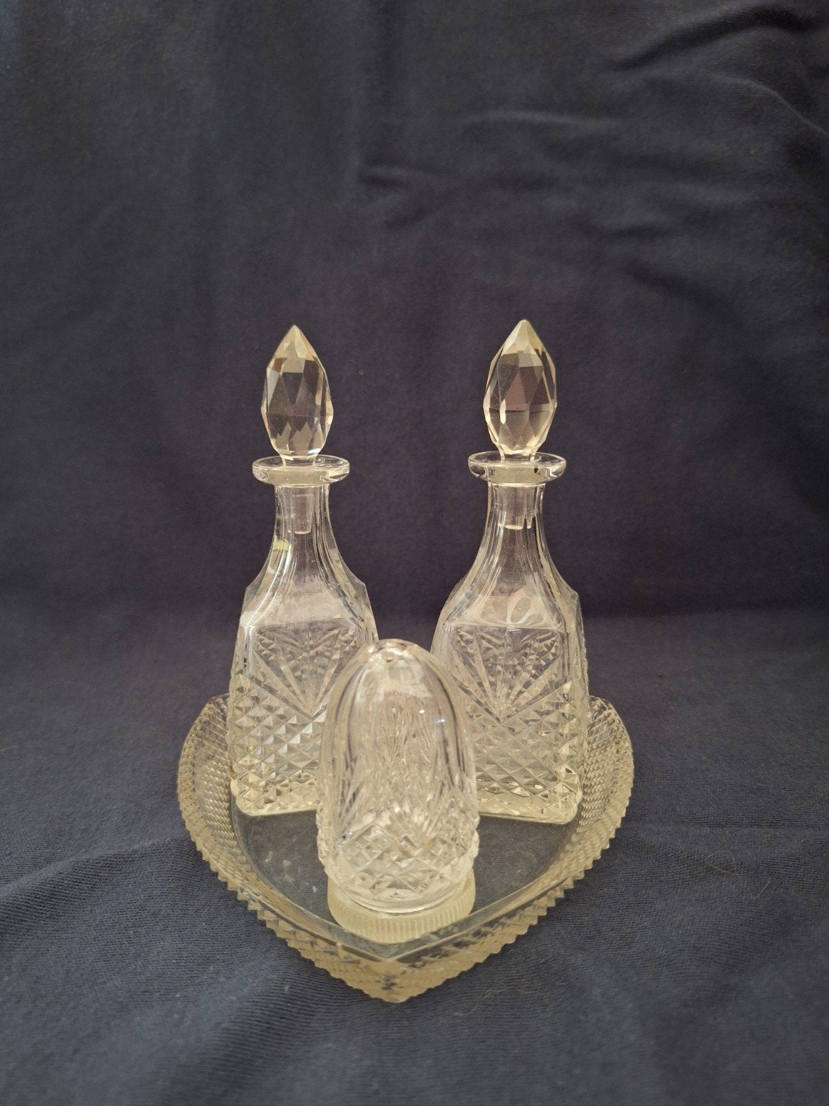 Kristallen menage-set, Ophalen of Verzenden, Overige typen