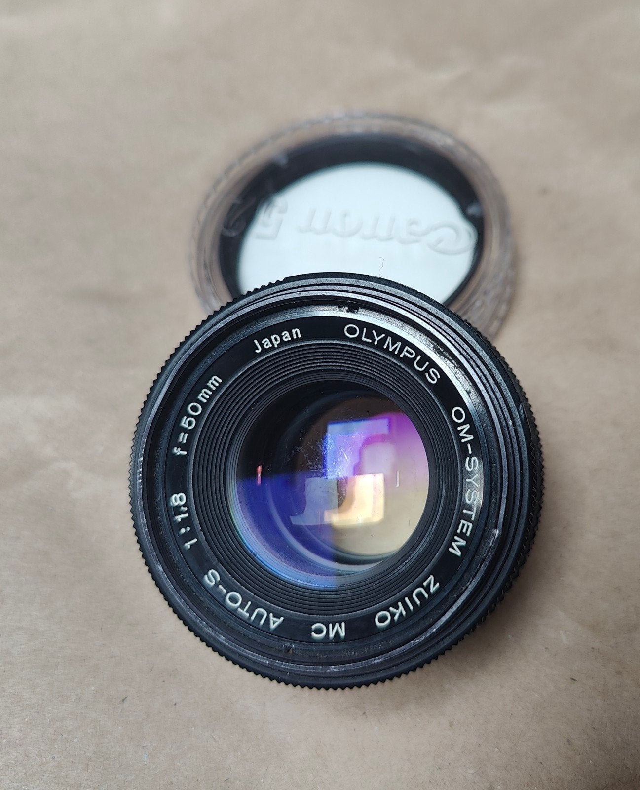 Olympus OM-System Zuiko Auto-S 50mm f/150 lens - Nieuwstaat, Handmatige focus, Olympus, Ophalen of Verzenden, Standaardlens