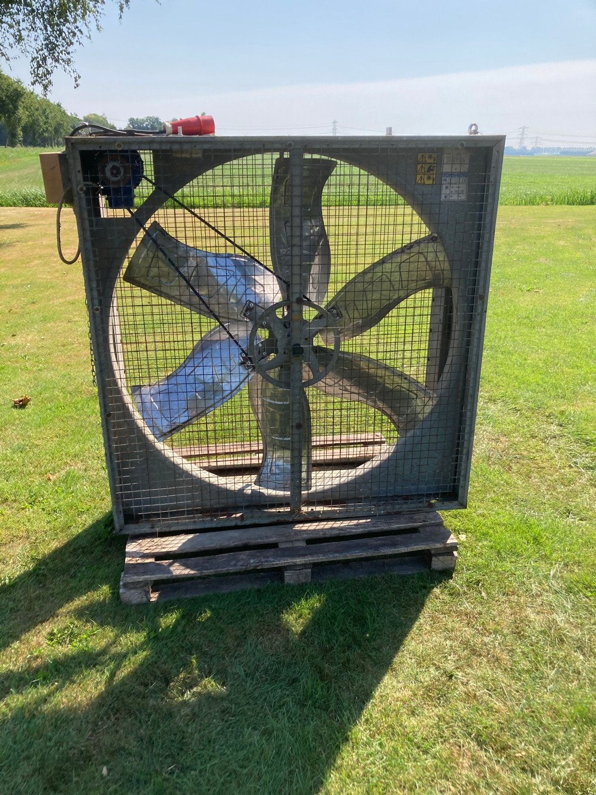 Robuuste Industriële stal Ventilator - Euroemme EM50 F, Ophalen of Verzenden, Gebruikt, Overige