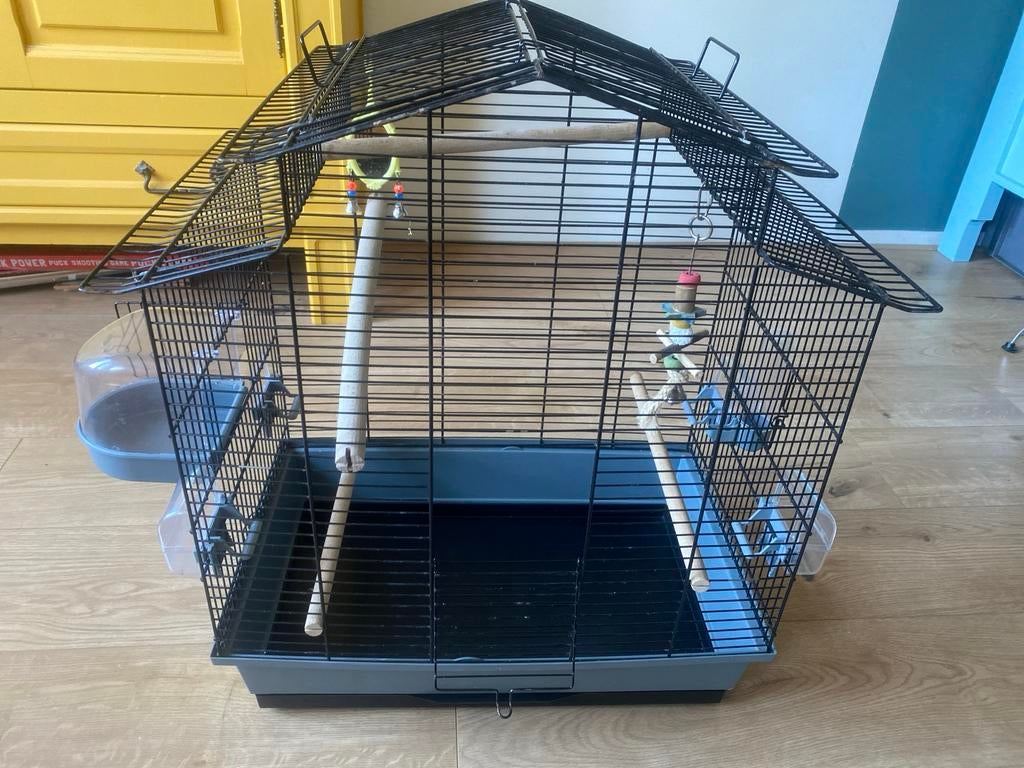 Vogel kooi, Dieren en Toebehoren, Ophalen, Zo goed als nieuw, Metaal, Vogelkooi