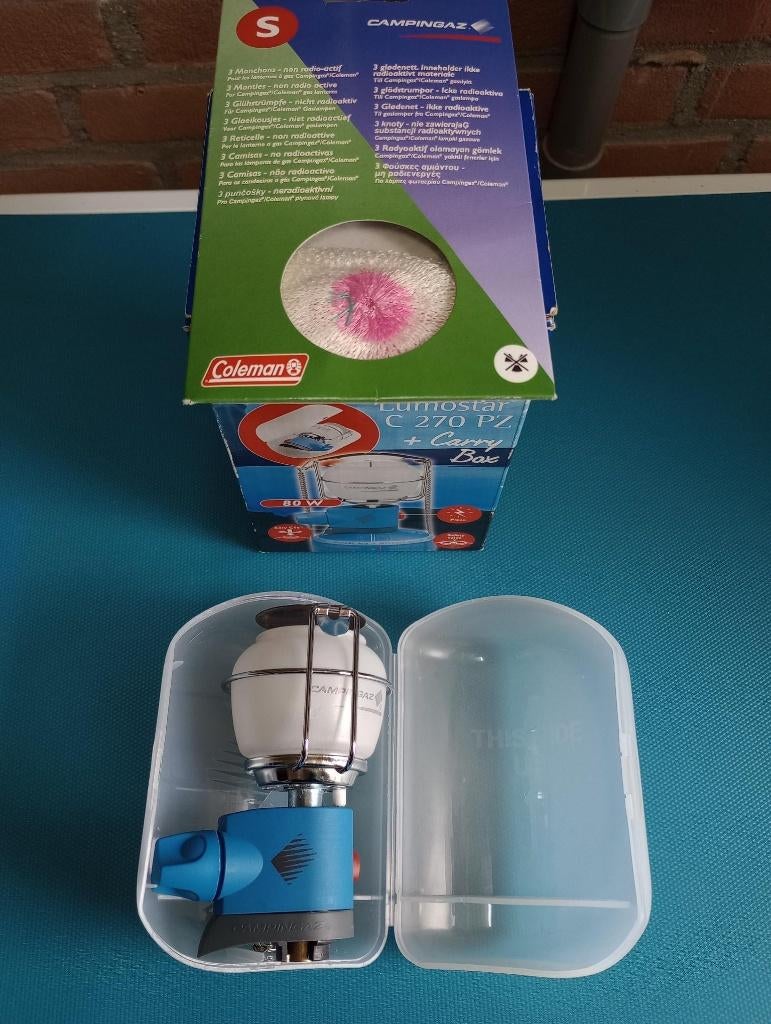 Campingaz Lumostar lamp C 270 PZ 80W + Carry Box, Ophalen of Verzenden, Nieuw