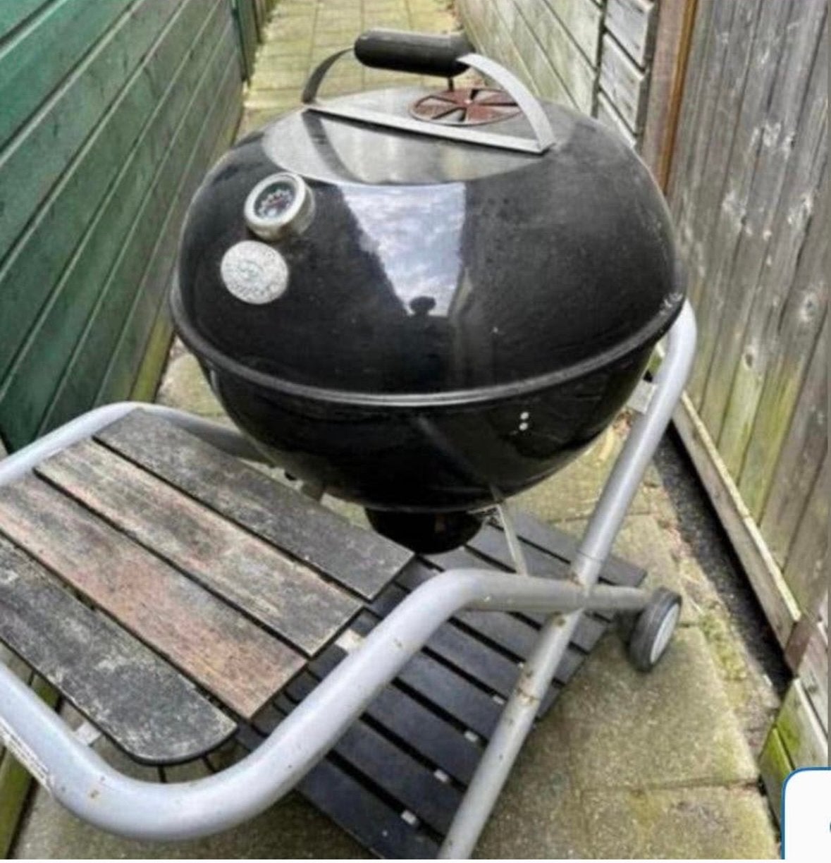 Bbq barbecue met meubel+ingebouwde thermometer+, Ophalen, Gebruikt