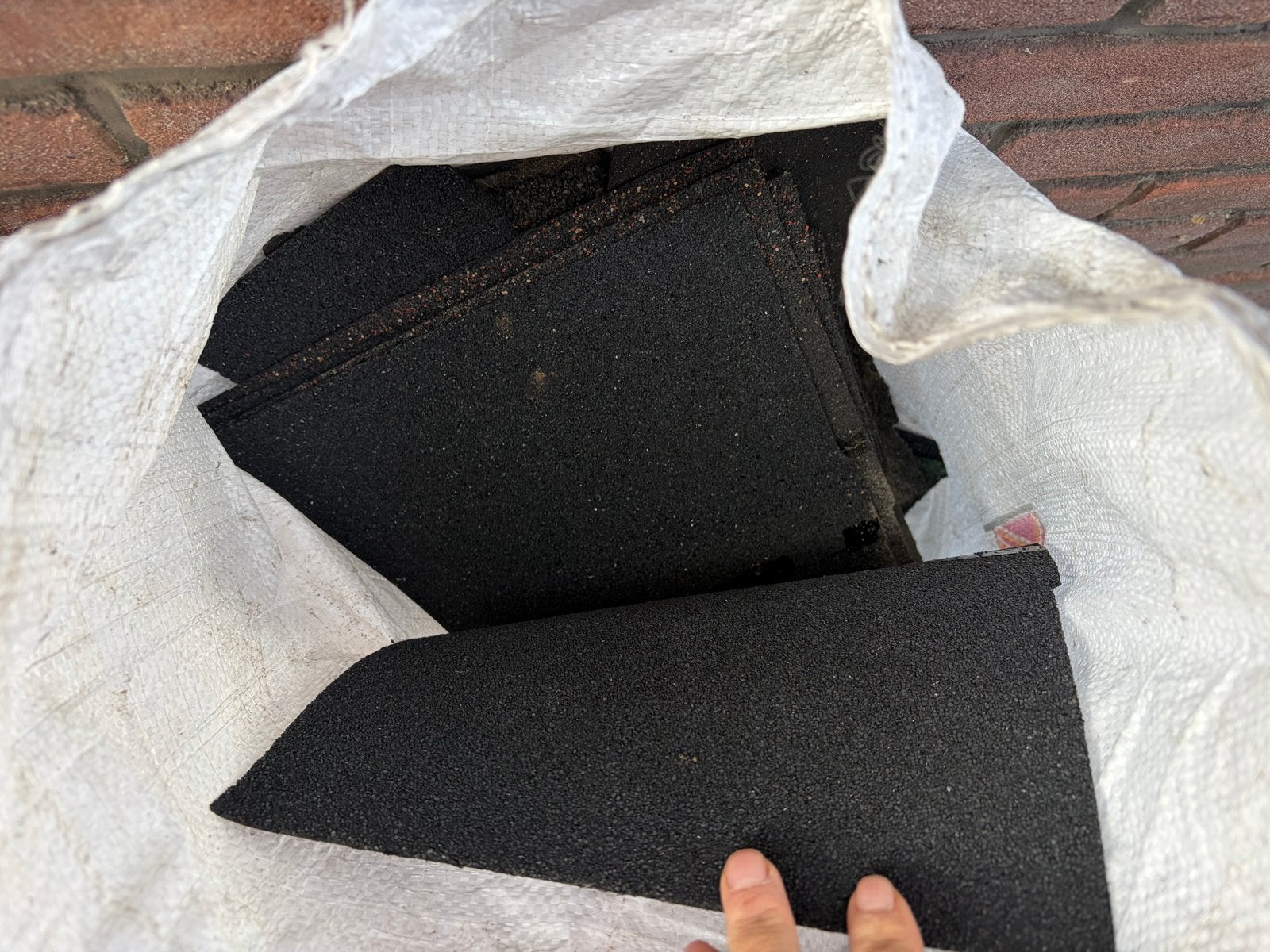 Gratis Bitumen Dakshingles, Ophalen, Overige materialen, Gebruikt, Zwart
