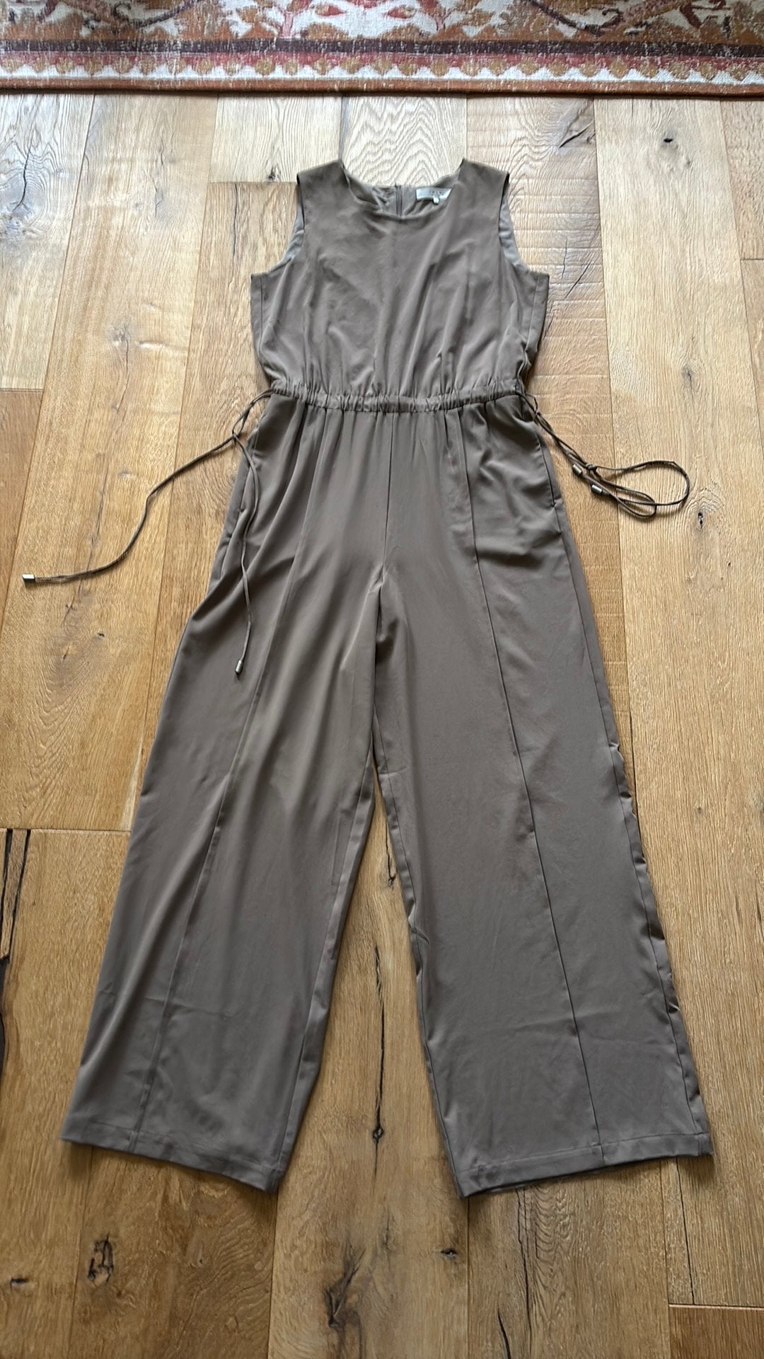 YAYA jumpsuit stretch maat 40 mouwloos apart taupe, Kleding | Dames, Verzenden, Zo goed als nieuw, Maat 38/40 (M)
