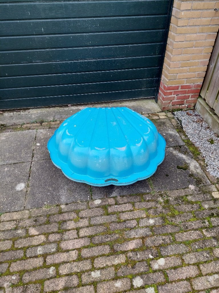 Zandbak schelpvorm, Kinderen en Baby's, Speelgoed | Buiten | Zandbakken, Ophalen, Gebruikt