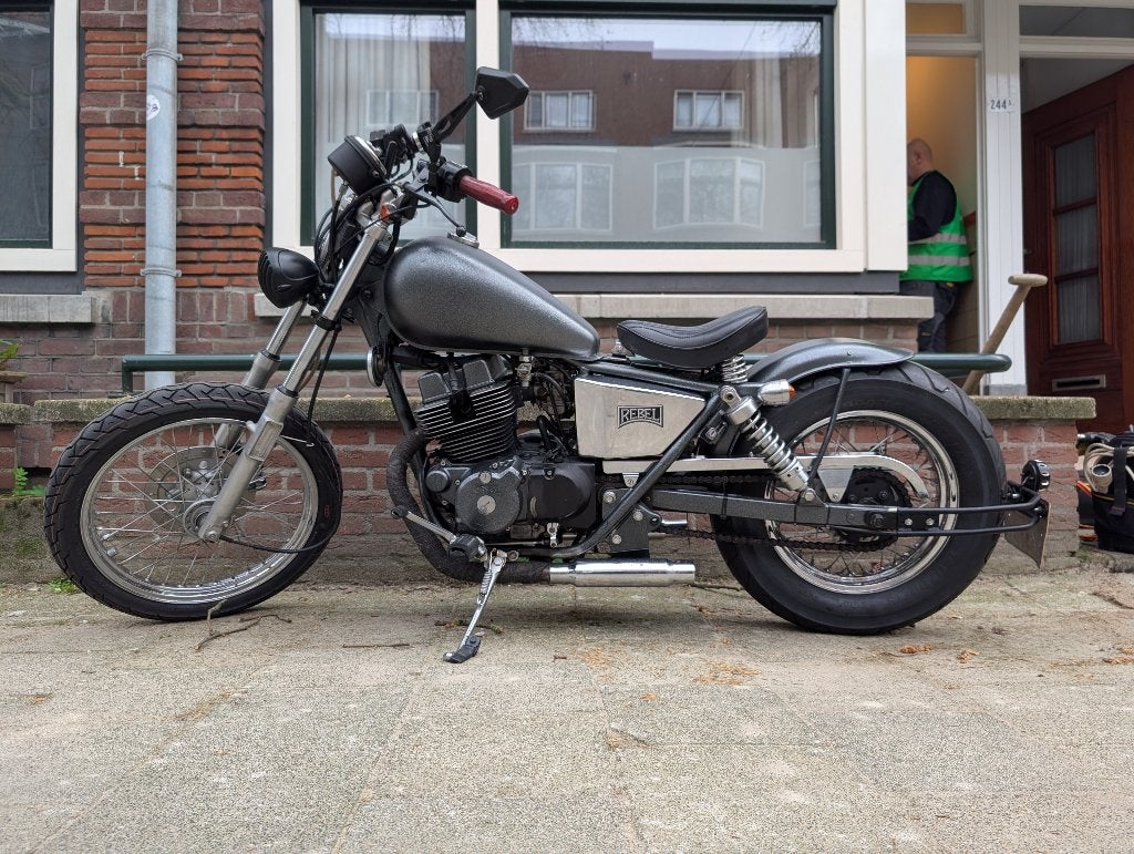 Te Koop: Unieke Honda CMX 250 Rebel (1988) - Custom Build, Motoren, 250 cc, 2 cilinders, Chopper, Gebruikt