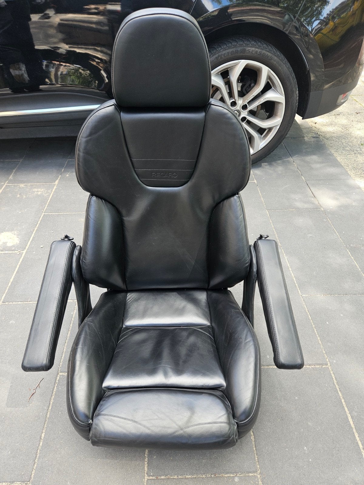 Recaro Vienna/K Leren Stoel - Gebruikt maar nog prima, Auto-onderdelen, Interieur en Bekleding, Ophalen of Verzenden, Gebruikt