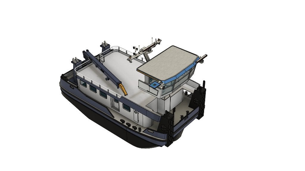 De Moderne Modelbouwer. DUWBOOT ATLANTA, Ophalen of Verzenden, Nieuw, 1:50 tot 1:200, Overige merken