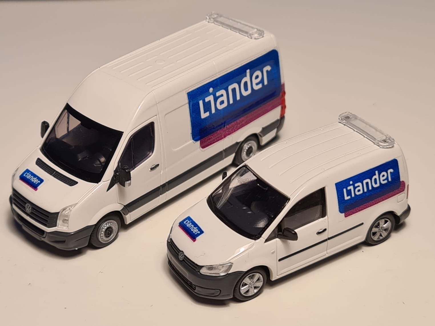 Decals transfer logo set Liander stroom energie 1/87 H0, Verzenden, Nieuw, Overige merken