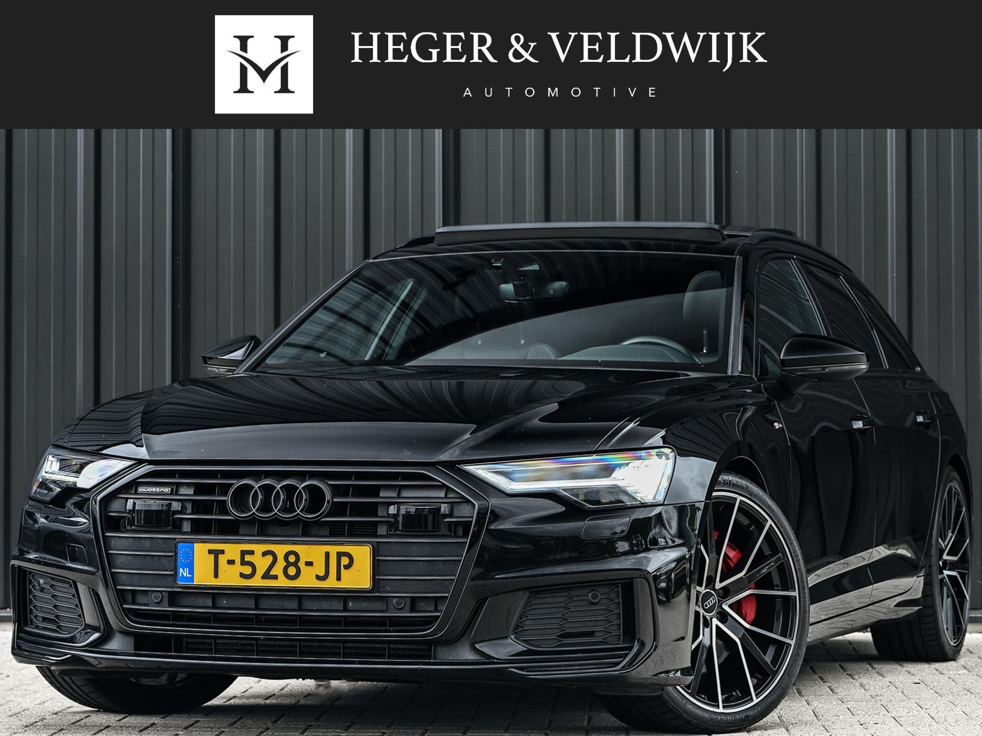 Audi A6 Avant 55 TFSI e quattro Competition | Panoramadak |, Auto's, Audi, Automaat, Gebruikt, 4 cilinders, Zwart
