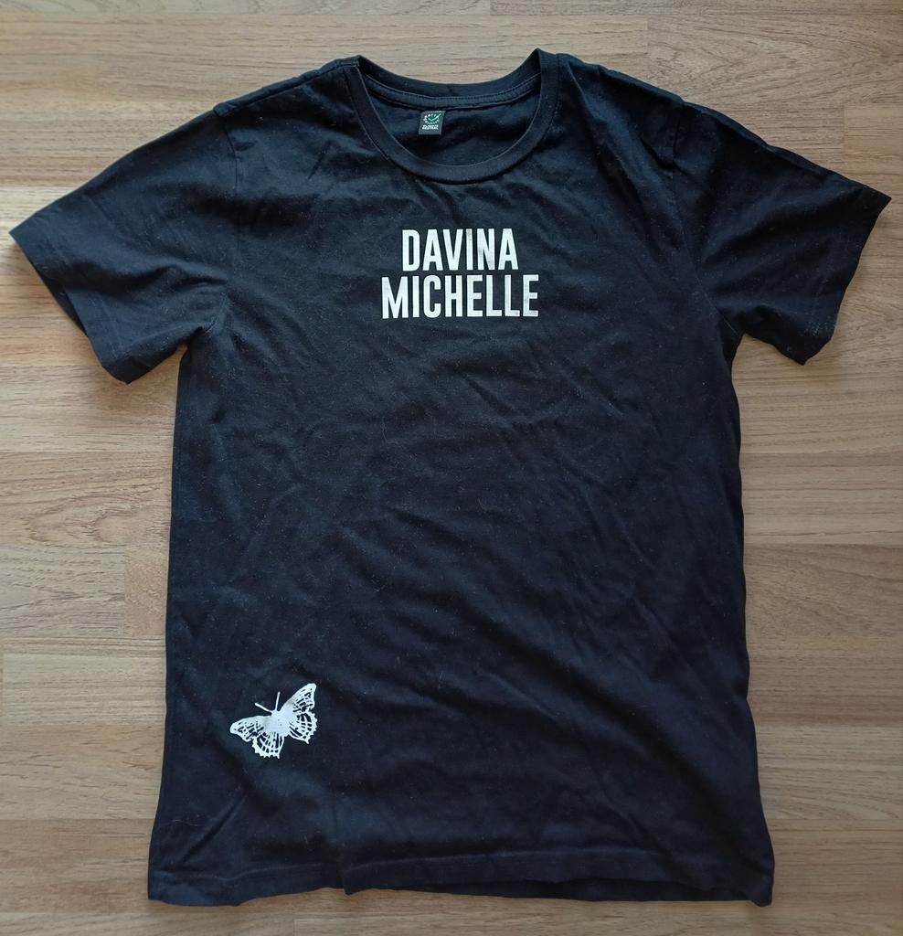 Davina Michelle Official Merchandise T-shirt Zwart, Ophalen of Verzenden, Jongen of Meisje, Shirt of Longsleeve