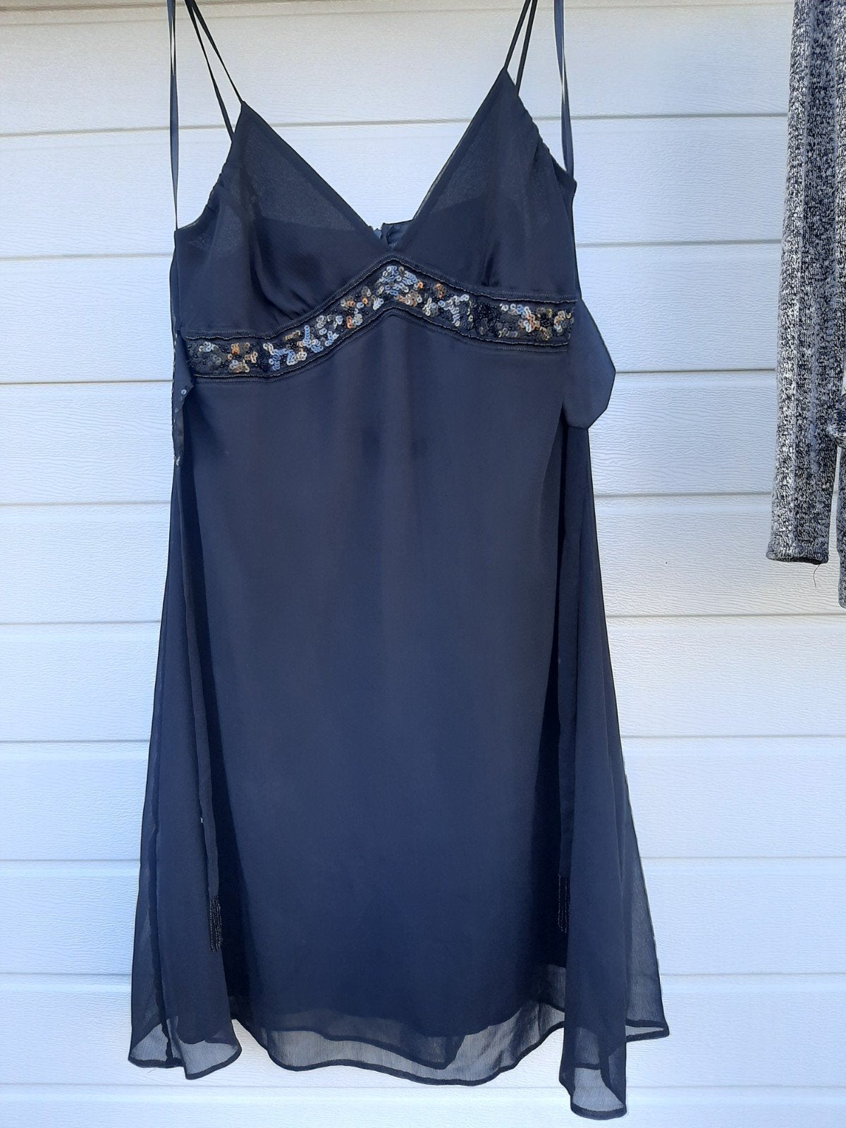 Elegant Zwart Cocktailjurkje met Pailletten, Kleding | Dames, Zwart, Maat 42/44 (L), Ophalen of Verzenden, Boven de knie