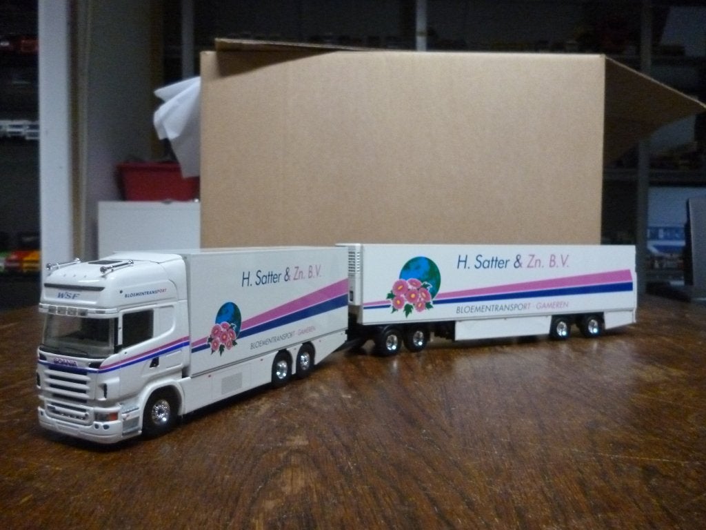 Tekno Scania R500 Satter & Zn., Ophalen of Verzenden, Nieuw, Bus of Vrachtwagen, Tekno