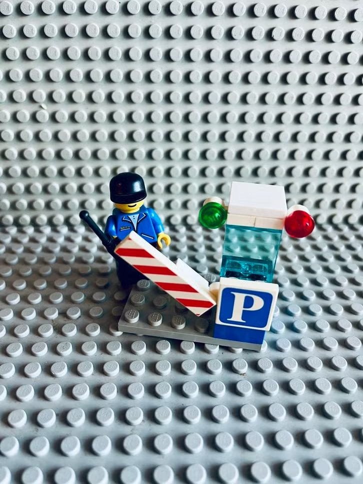 LEGO Classic Town 2881 Parkeerwacht, Gebruikt, Lego, Ophalen of Verzenden, LEGO