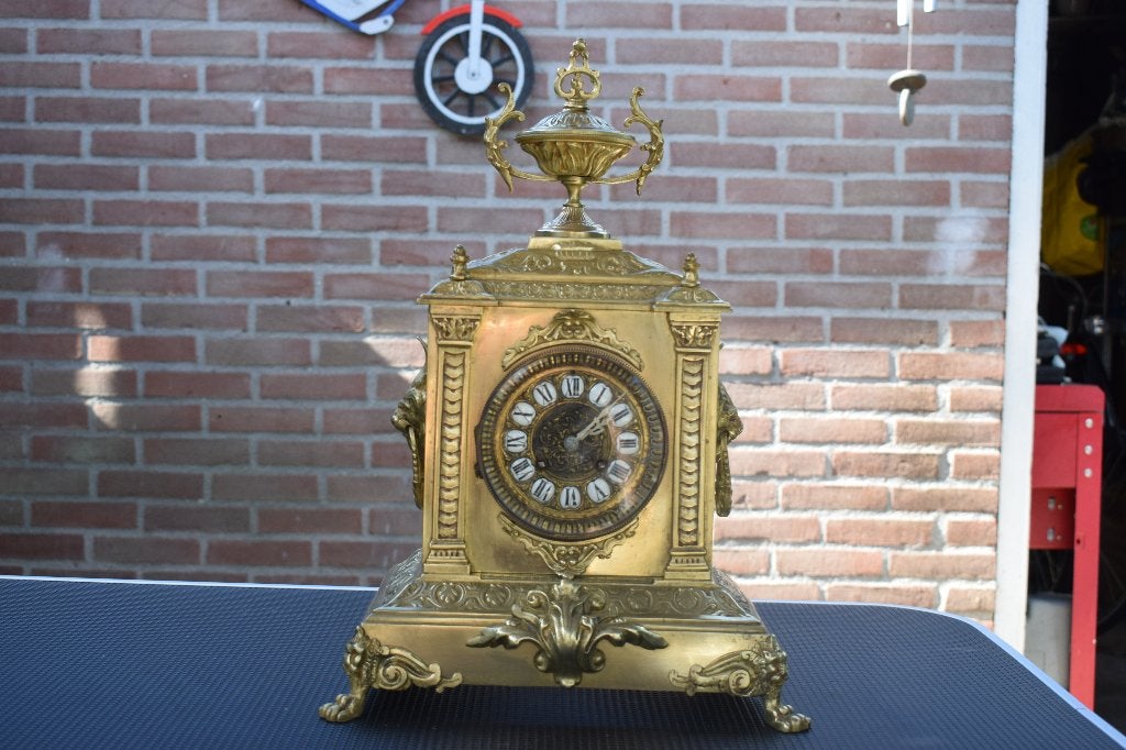 bronzen klok, Ophalen of Verzenden