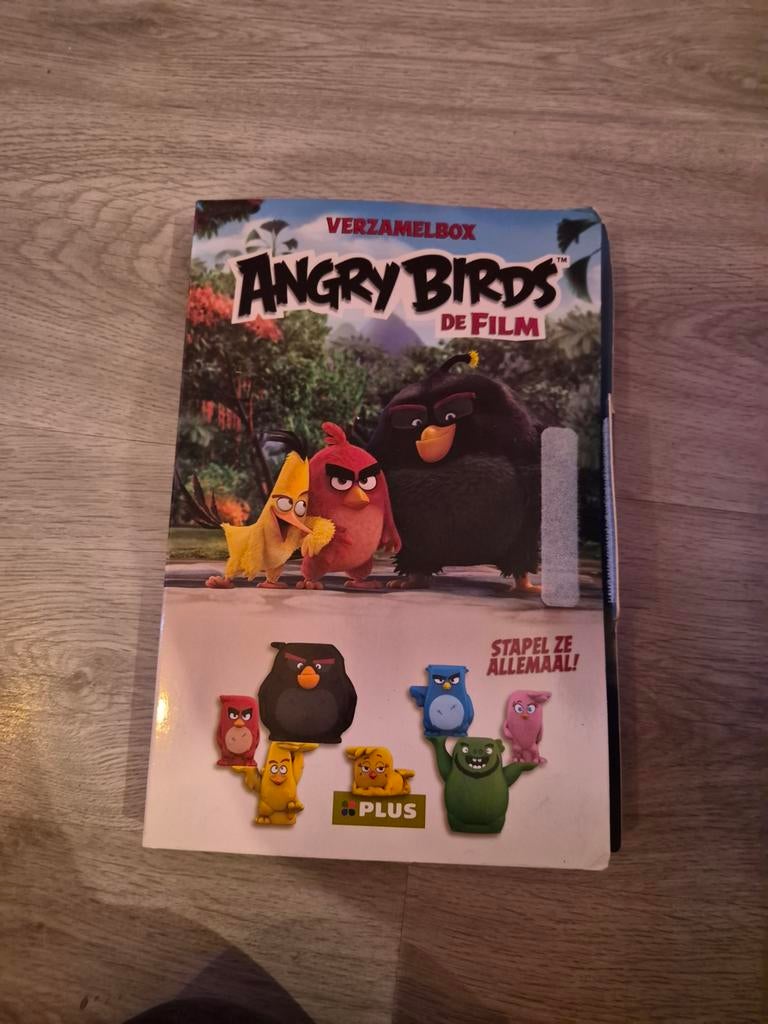 Angry Birds De Film Verzamelbox met Stapelfiguren, Ophalen of Verzenden, Zo goed als nieuw