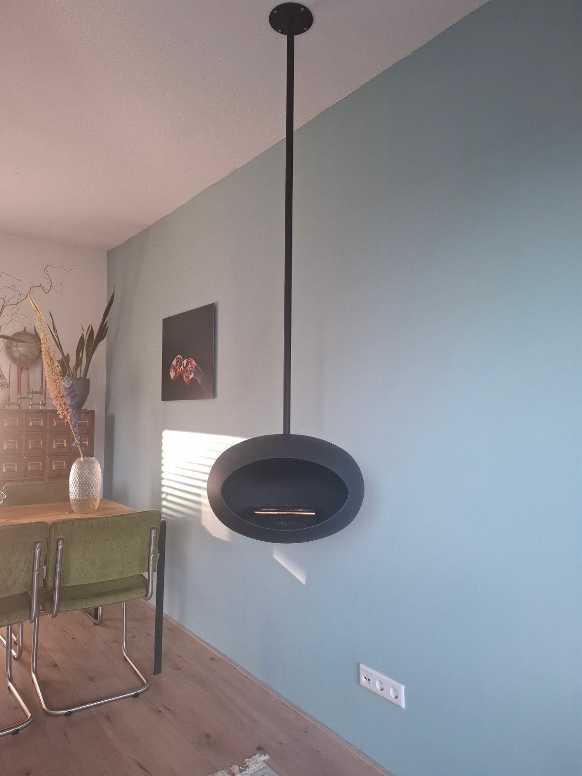 Le Feu Bio Ethanol Hangende Haard - Black Sky Zwart 140 cm, Ophalen, Zo goed als nieuw, Vrijstaande haard, Overige soorten