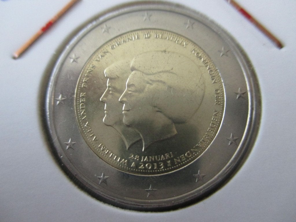 2 euro Dubbelportret 2013 unc, Postzegels en Munten, Munten | Nederland, Ophalen of Verzenden, Koningin Beatrix, Euro's, Losse munt