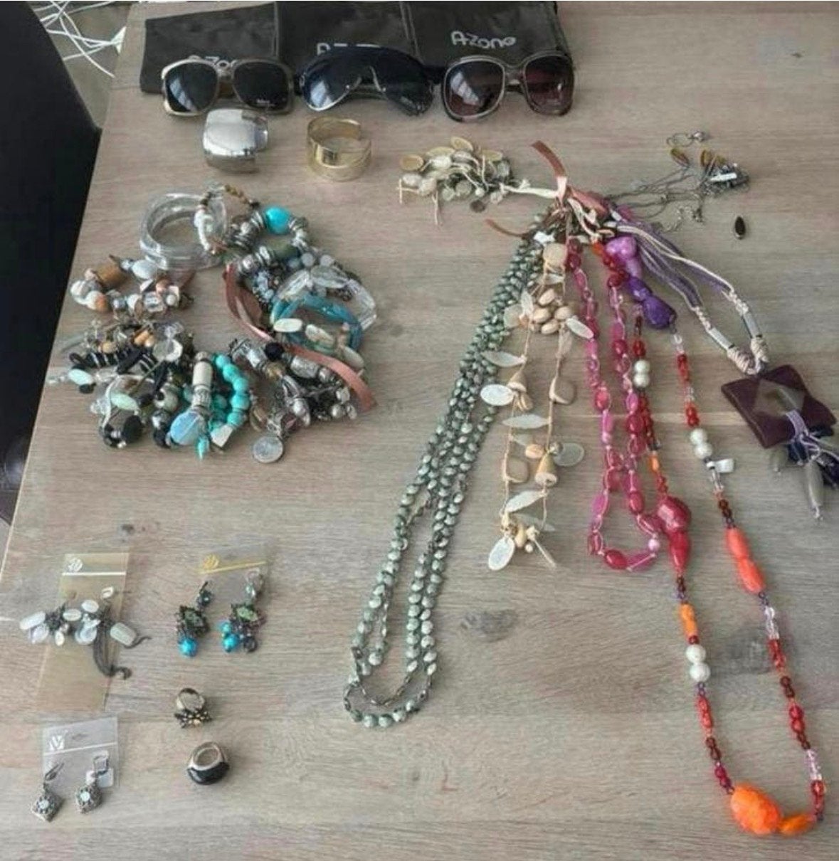 Assortiment 45X diversen bijoux voor in een shop, salon, etc, Ophalen of Verzenden, Nieuw, Overige kleuren, Overige materialen