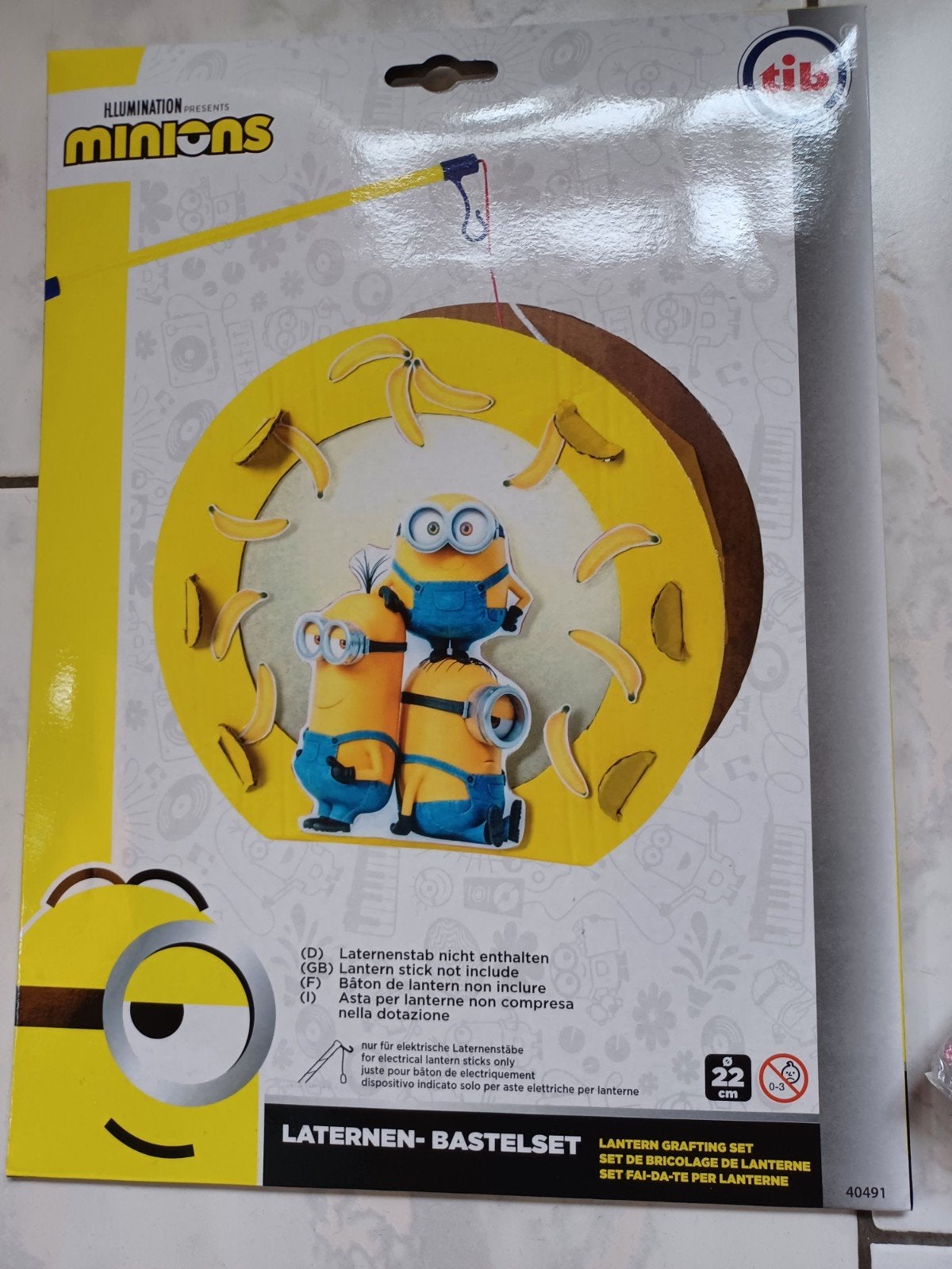 Minions Lantaarn Knutselset   Nieuw in verpakking, Verzamelen, Disney, Ophalen of Verzenden, Nieuw