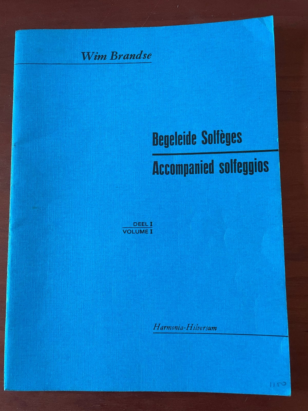 Begeleide Solfèges - Deel 1 - Wim Brandse, Gebruikt, Klassiek, Zang, Les of Cursus