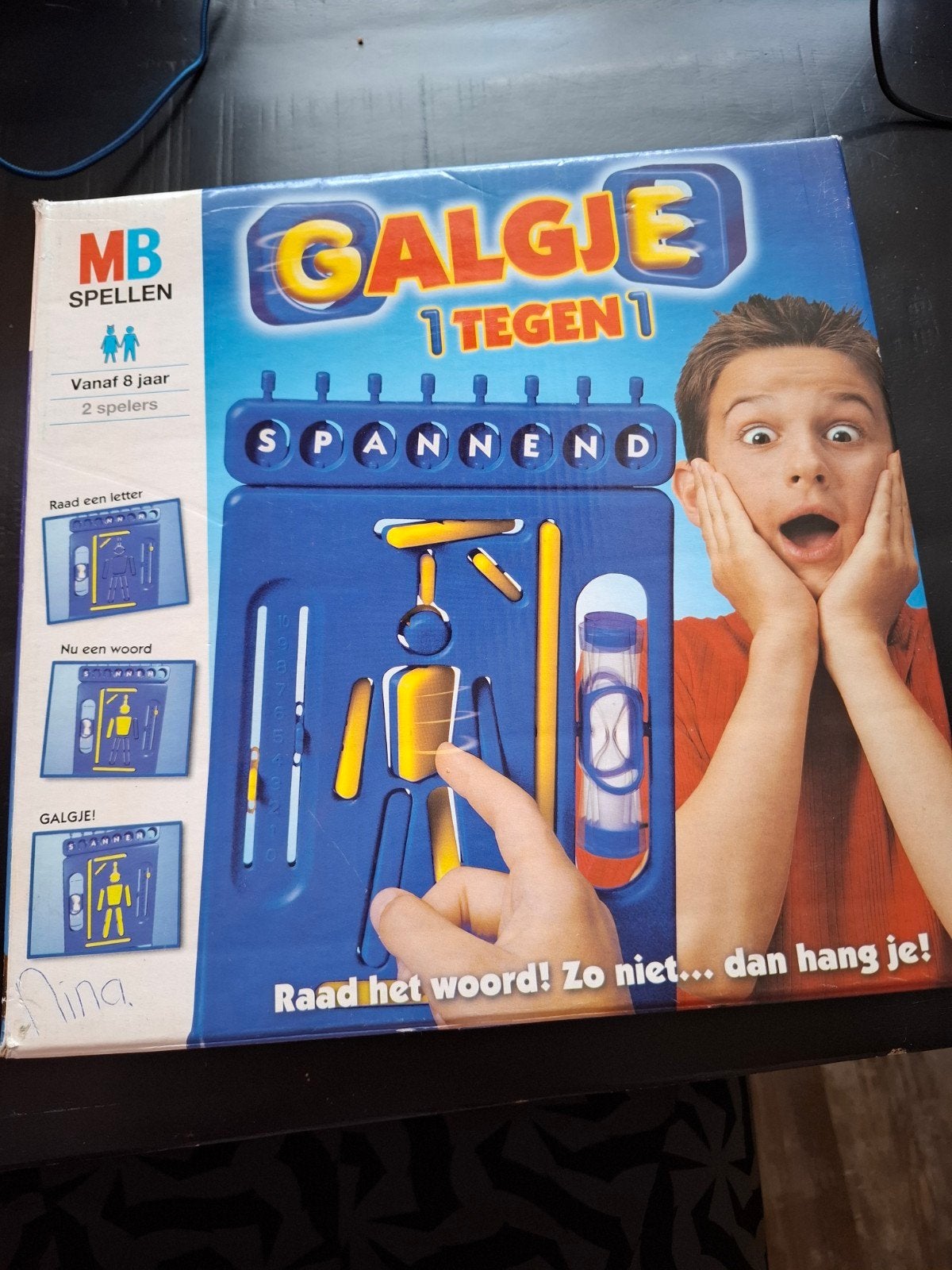 galgje, Een of twee spelers, Ophalen of Verzenden, Gebruikt, MB Spellen