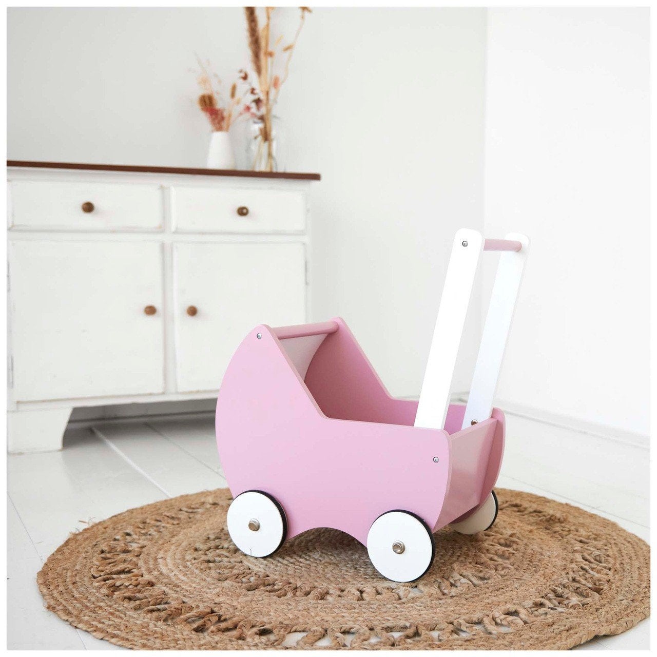 Schattig poppenwagentje, Ophalen, Zo goed als nieuw, Duw- of Trekspeelgoed