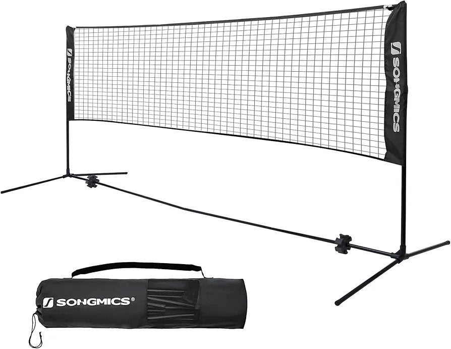 SONGMICS Badminton Net - Verstelbaar en Draagbaar, Sport en Fitness, Ophalen of Verzenden, Zo goed als nieuw, Overige typen