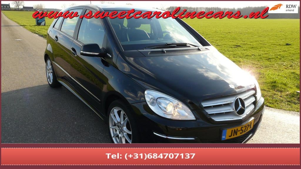 Mercedes-Benz B-klasse 160 BlueEFFICIENCY Business Class,Air, Voorwielaandrijving, Euro 5, 15 km/l, Zwart