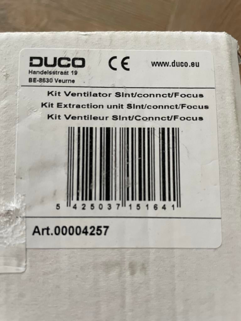 Duco ventilator silent connect focus  00004257, Witgoed en Apparatuur, Ophalen of Verzenden, Zo goed als nieuw
