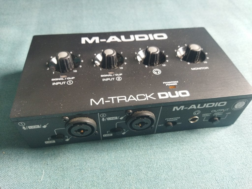 Audio Interface M-Audio M-Track Duo, Ophalen of Verzenden, Zo goed als nieuw